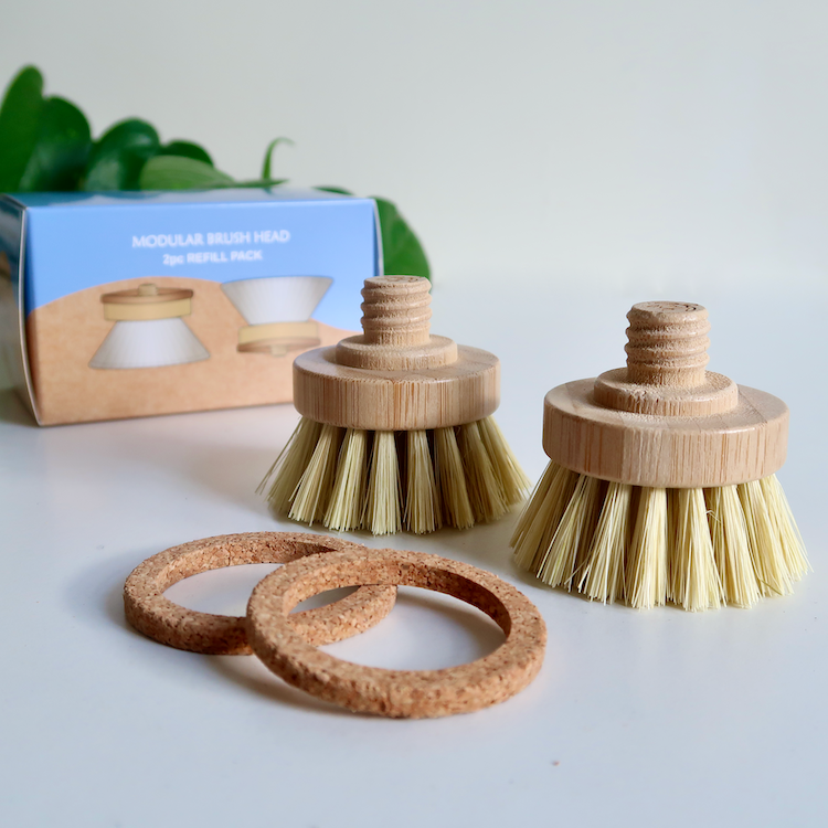 2-Pack Refill: Modular Dish Brush